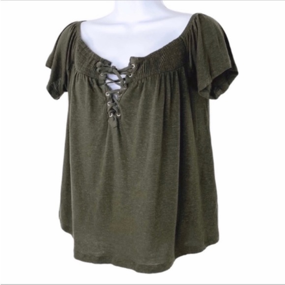 AMERICAN EAGLE OUTFITTERS front tie top S - Picture 4 of 9